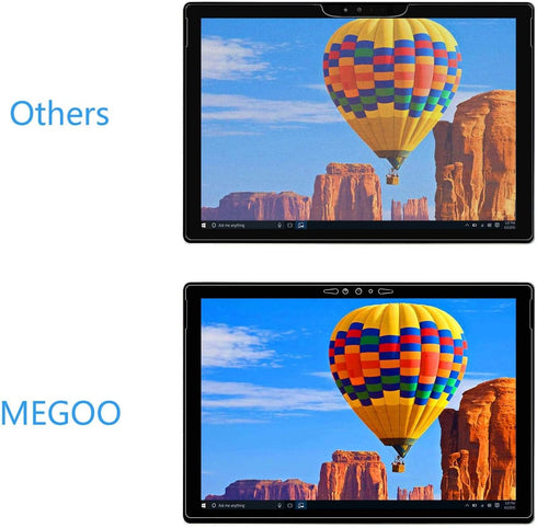 Megoo [2 pack Screen Protector for Surface Pro 7 Plus/Surface Pro 7, Ultra Clear/High Response/Tempered Glass, Compatible for Microsoft Surface Pr...